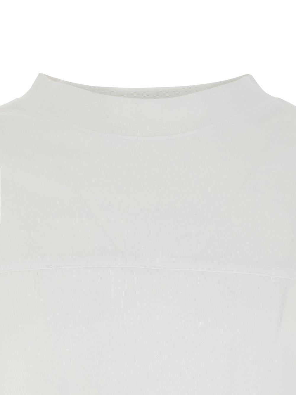 JACQUEMUS T-shirt Atelier bianca a maniche lunghe con logo 
