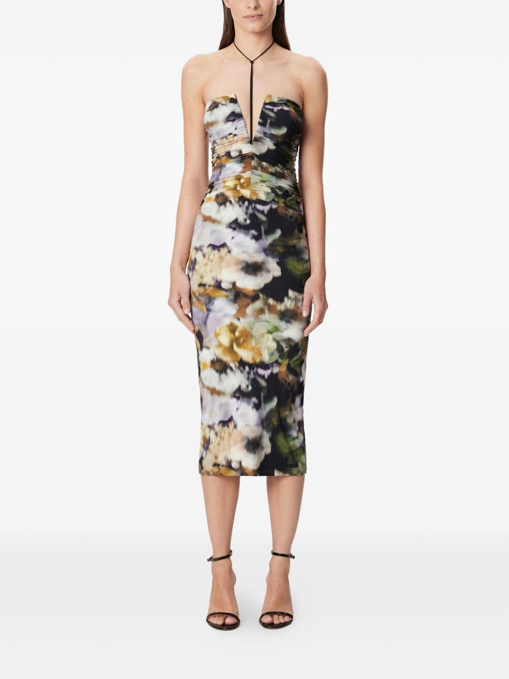 AMAZUIN Abito midi Natalie Faded Floral 