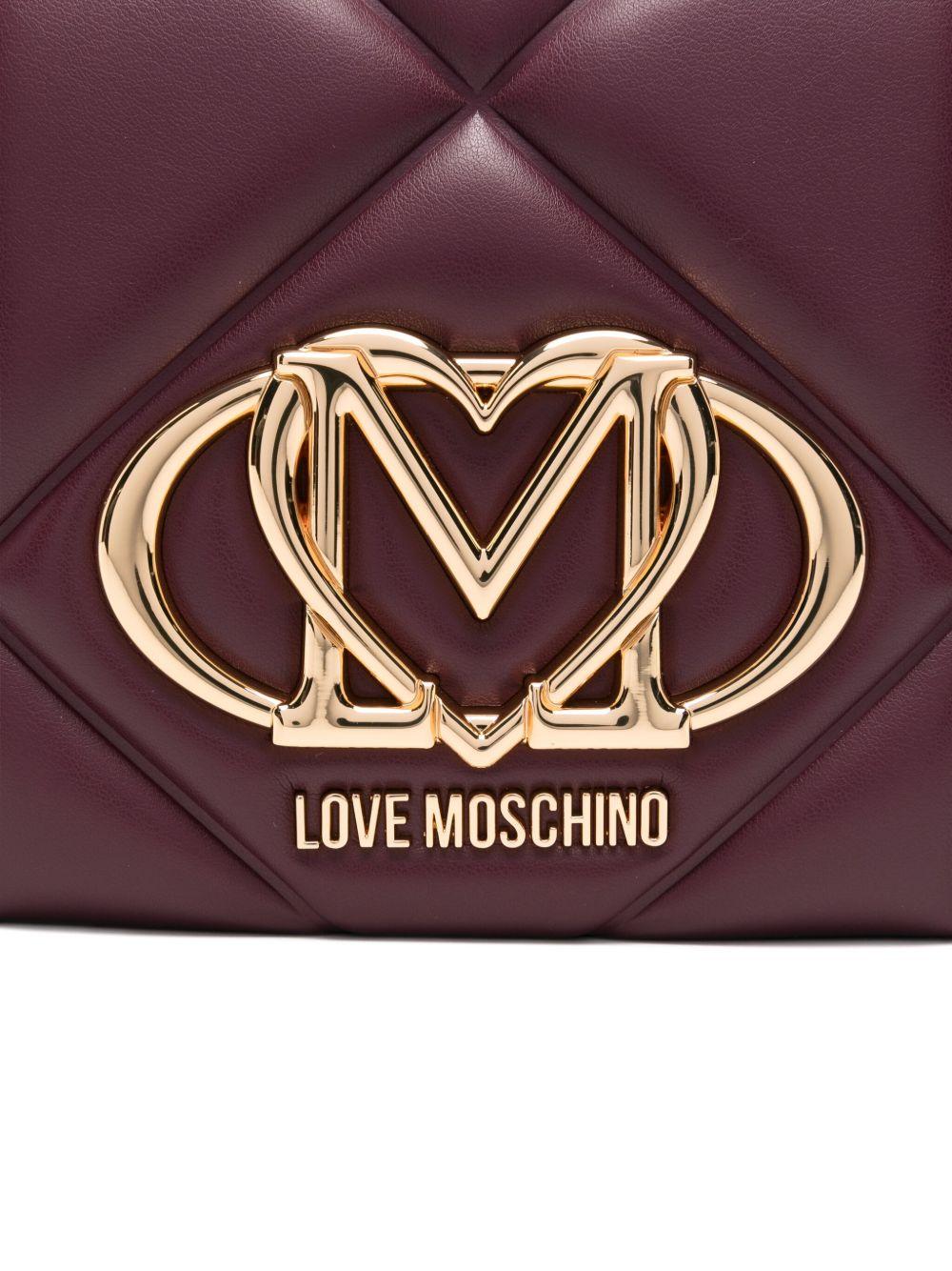 LOVE MOSCHINO Borsa a tracolla bordeaux 