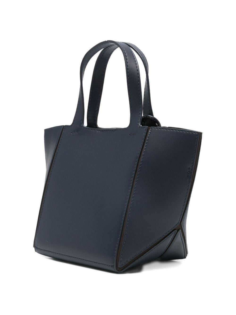 MICHAEL KORS Borsa tote 'Jordi' in pelle blu 