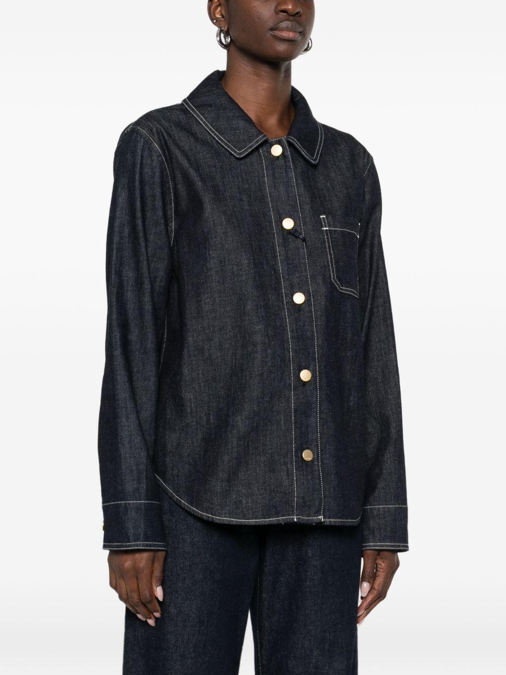 S MAX MARA Camicia sportiva 'SMM Enfasi' in denim 