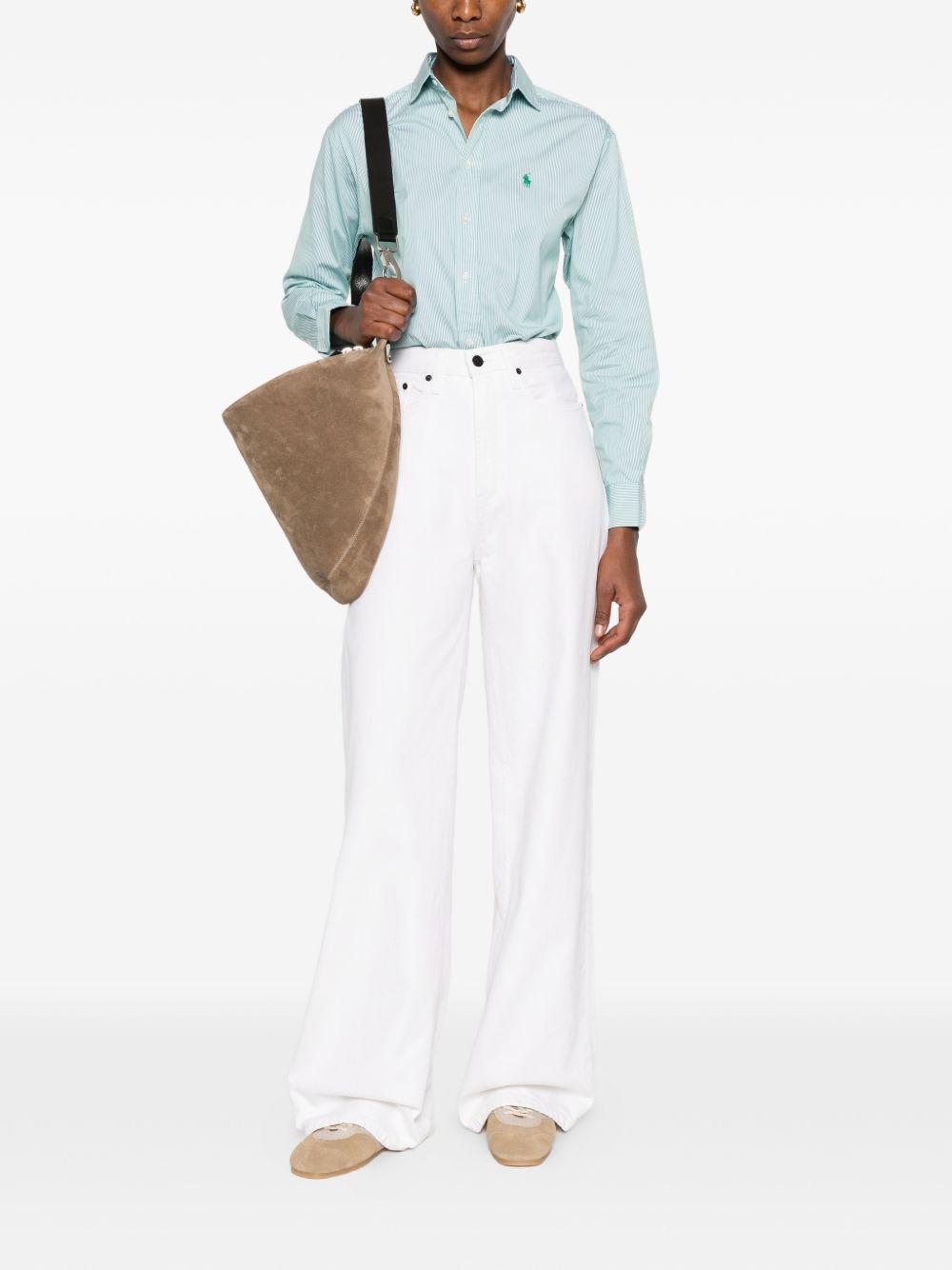 LOIS Jeans Skater Loose in denim di cotone bianco 