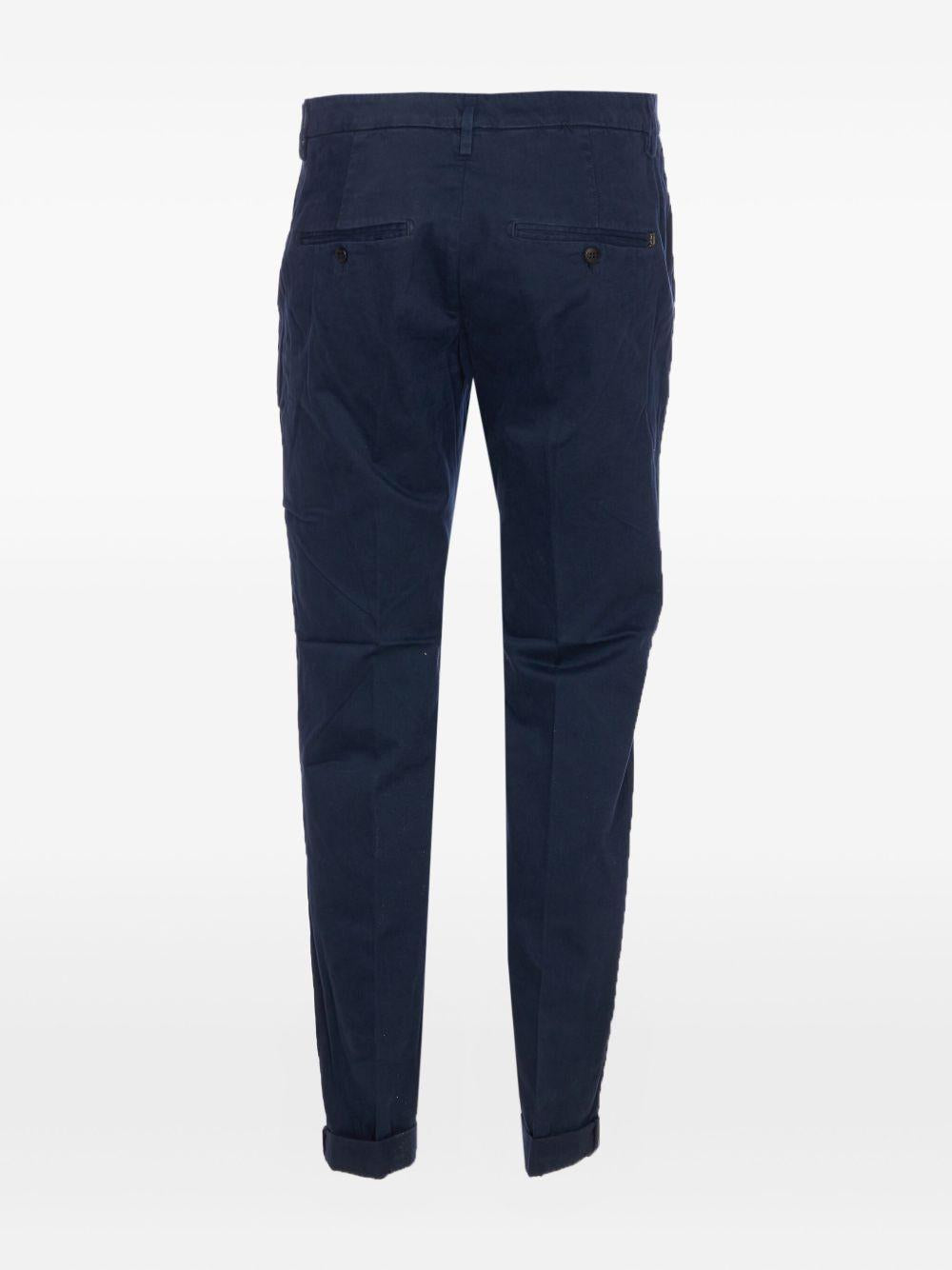 DONDUP Pantaloni 'Gaubert' slim in cotone blu 