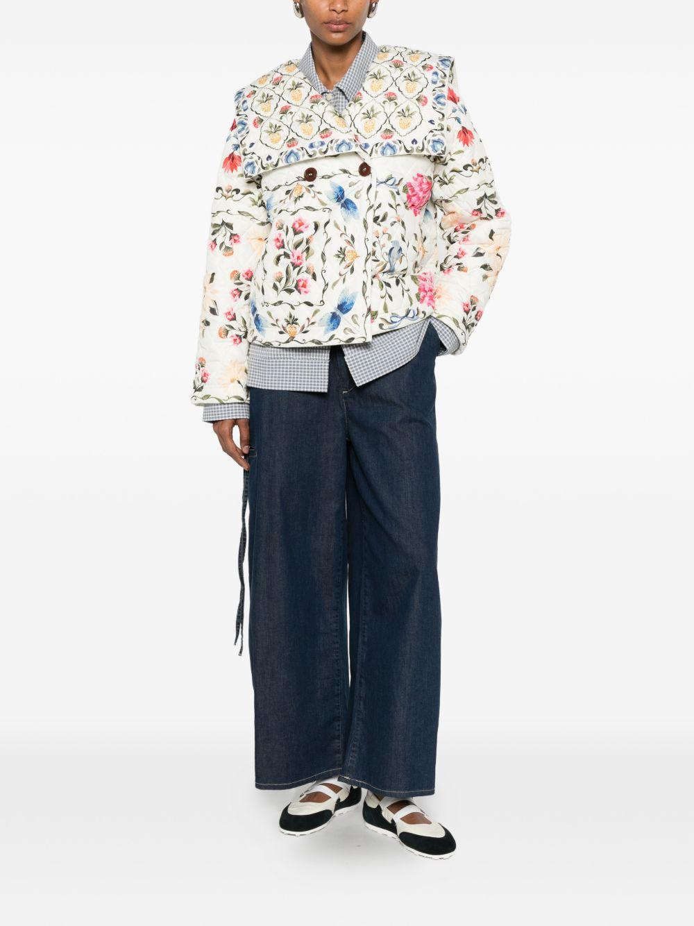 BARBOUR Giacca trapuntata floreale di Barbour x Farm Rio 