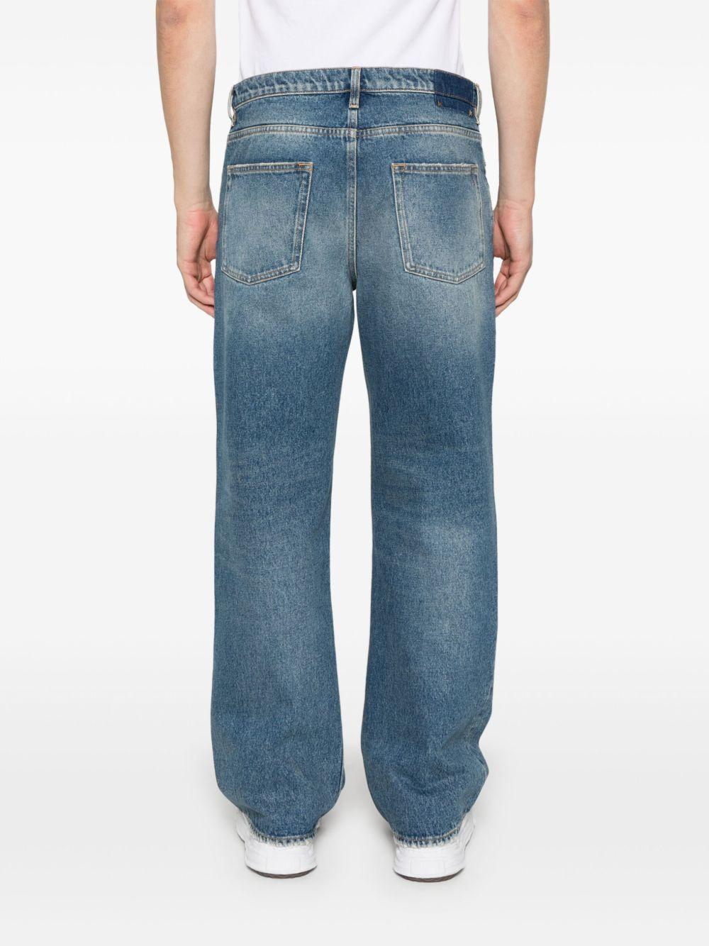 GOLDEN GOOSE Jeans blu con effetto slavato 