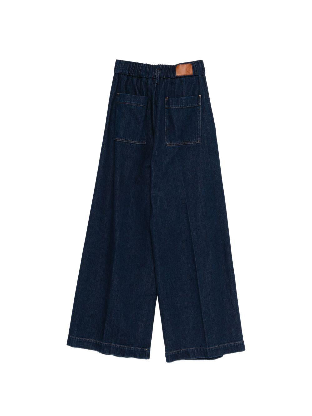 FORTE FORTE Jeans My Pants in cotone denim blu 