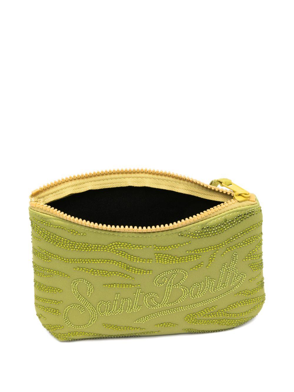 MC2 SAINT BARTH Pochette Aline Strass verde acido 