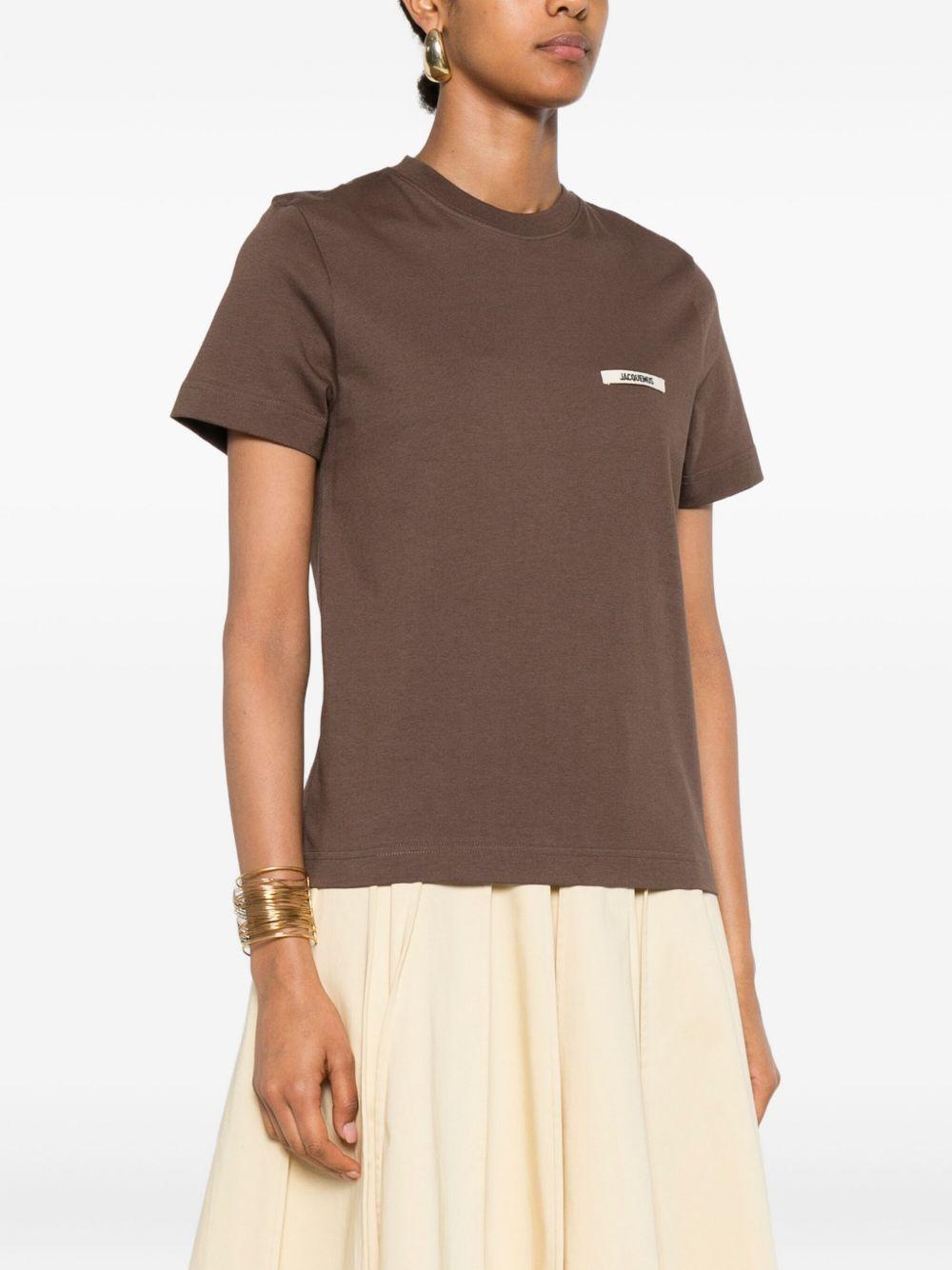 JACQUEMUS T-shirt 'Gros Grain' 