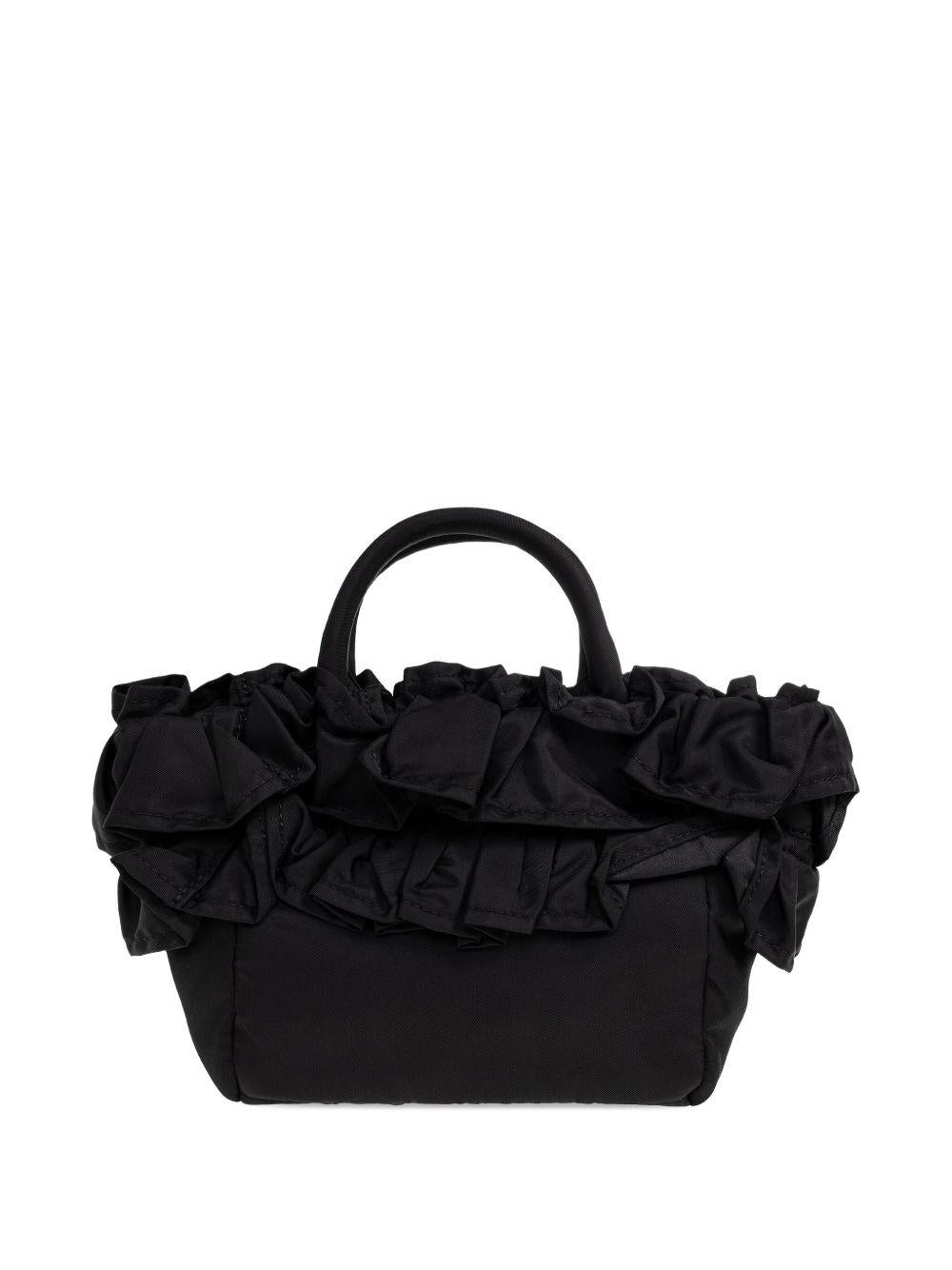 GANNI Borsa tote con ruches 