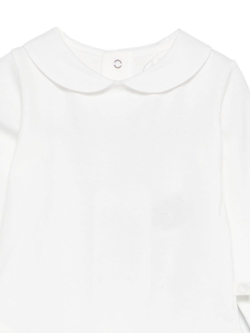 LARANJINHA Body con colletto alla Peter Pan 