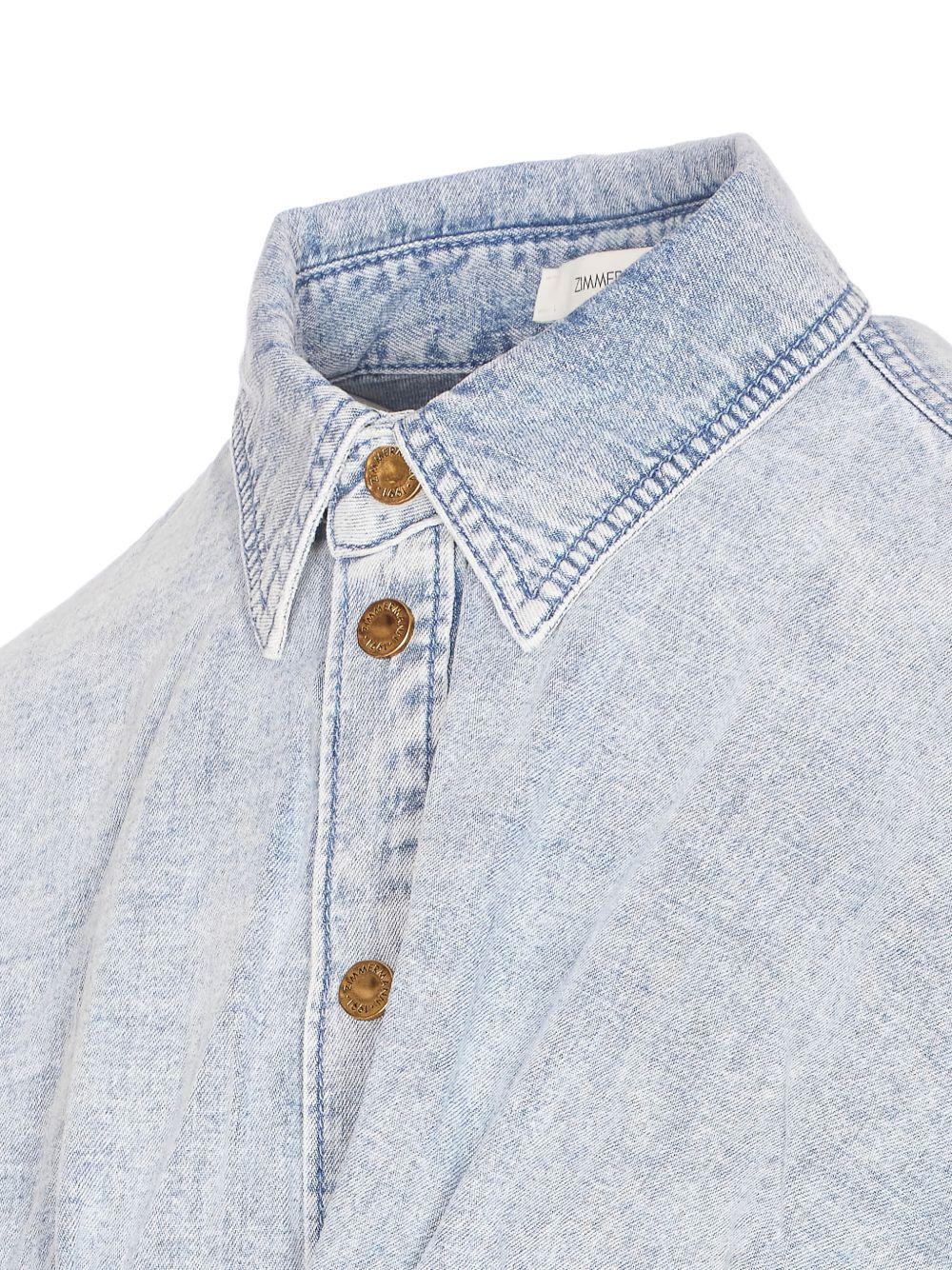 ZIMMERMANN Top effetto jeans 