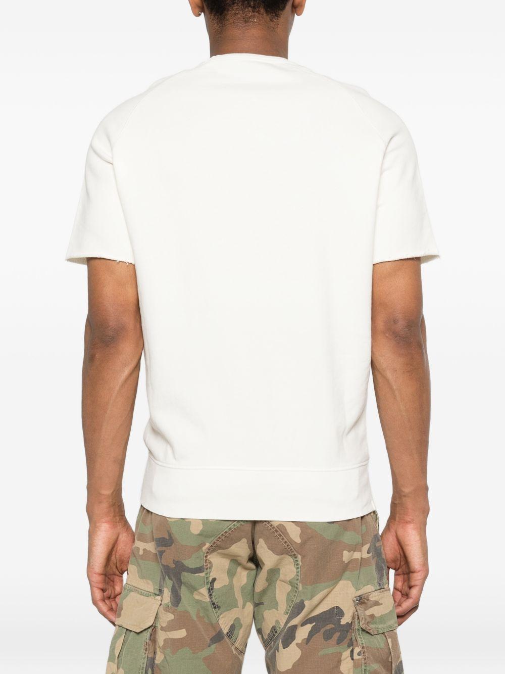 CHESAPEAKES T-shirt beige chiaro con script Yankees 