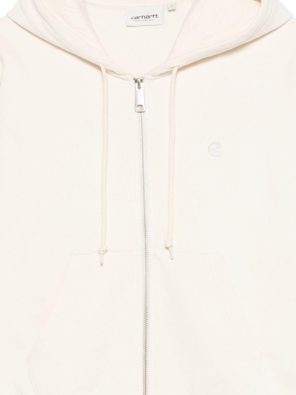 CARHARTT WIP Felpa con cappuccio e zip in cotone 