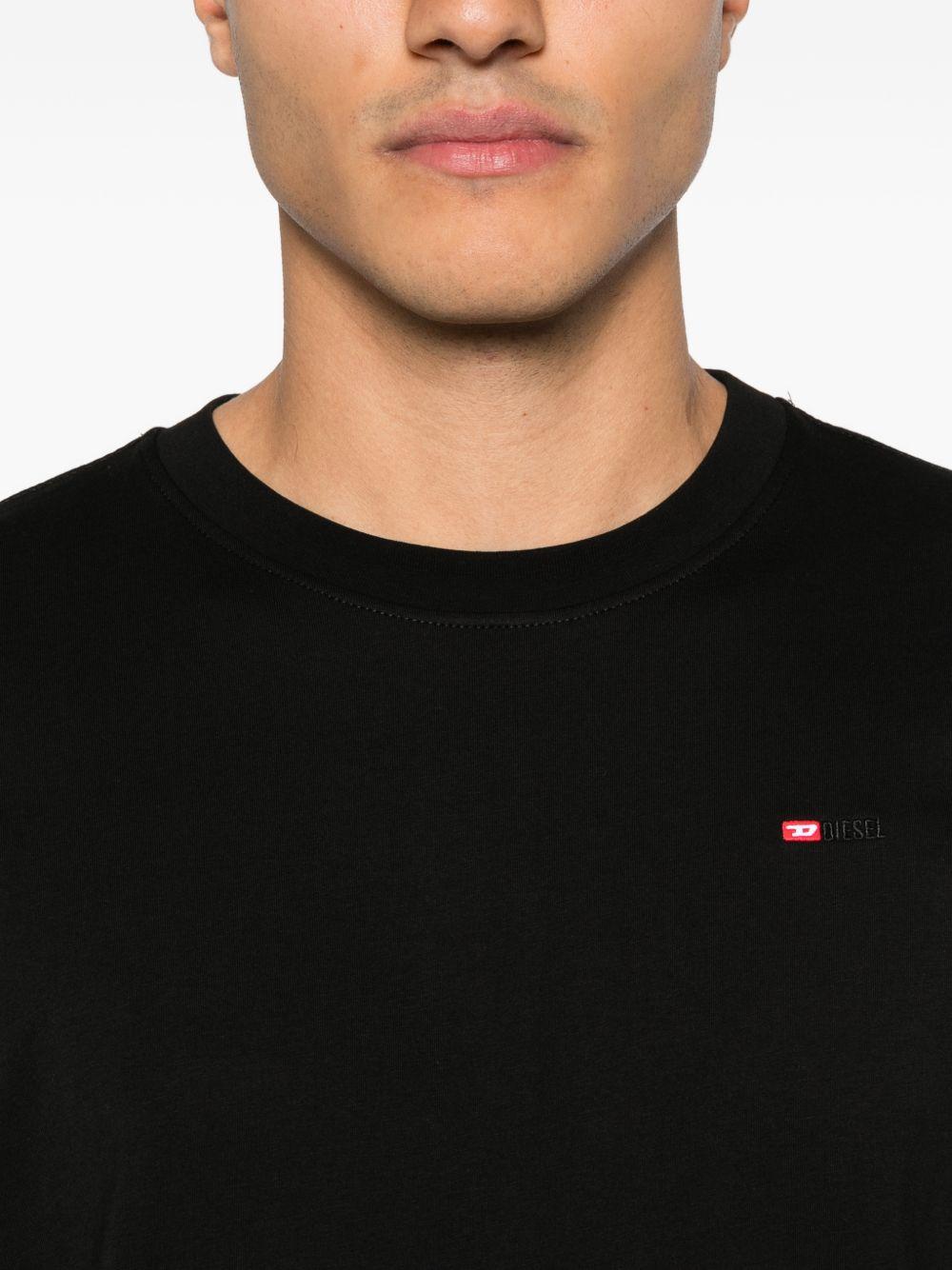 DIESEL T-shirt in cotone nero 
