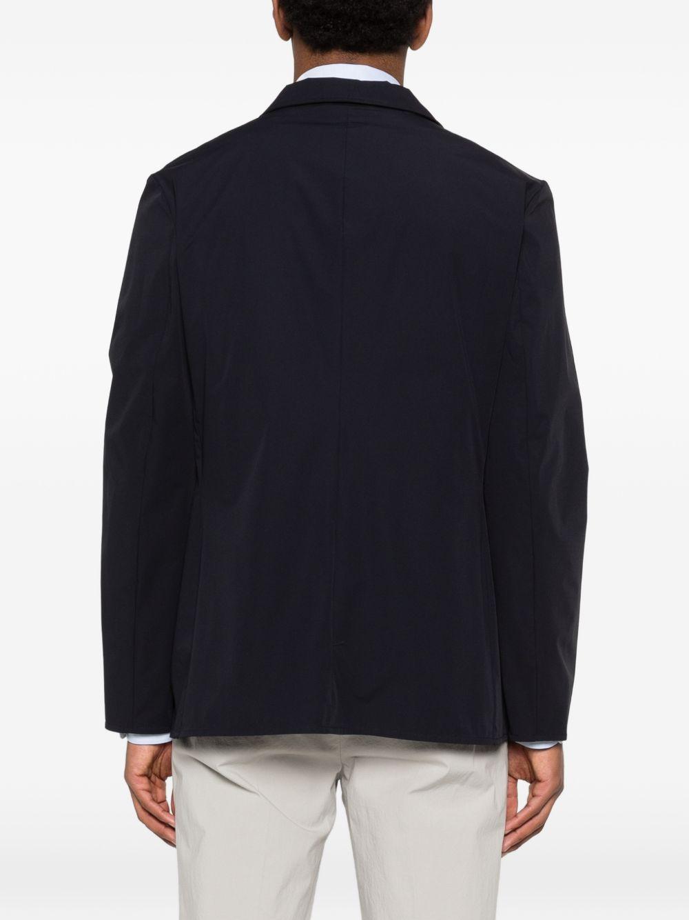 ASPESI Blazer in cotone blu navy 