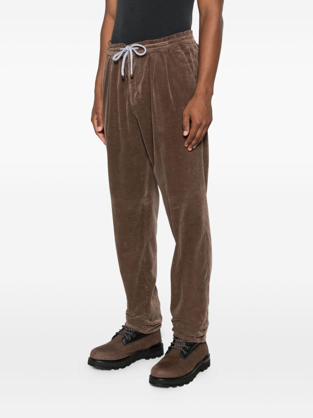 BRUNELLO CUCINELLI Pantaloni a coste con coulisse 