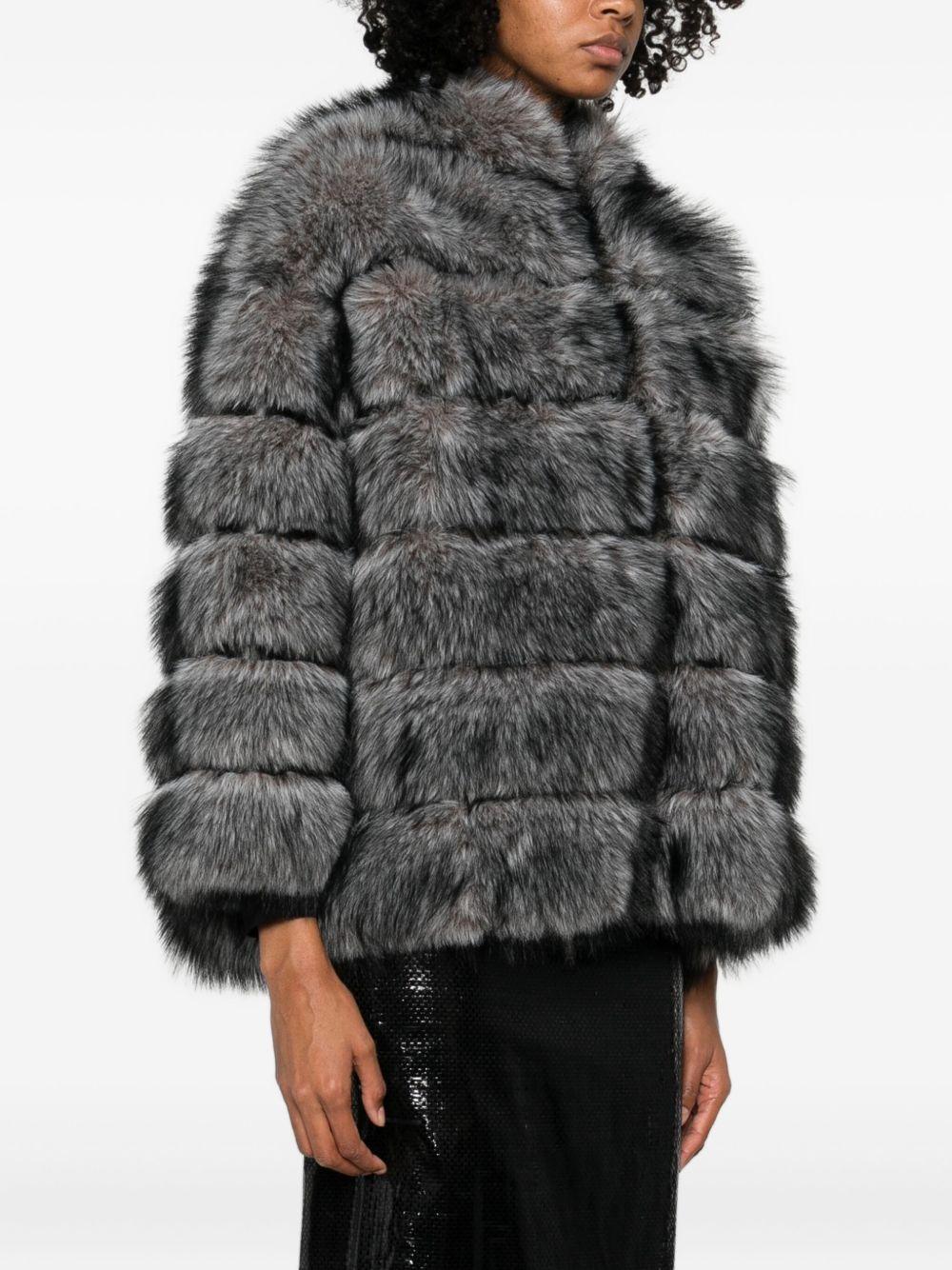 BETTA CORRADI Giacca oversize in pelliccia sintetica 