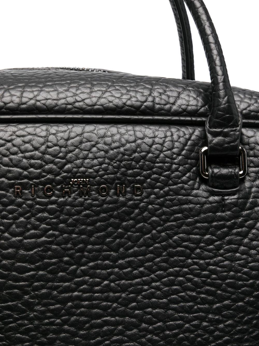 JOHN RICHMOND Borsa nera a mano in ecopelle 