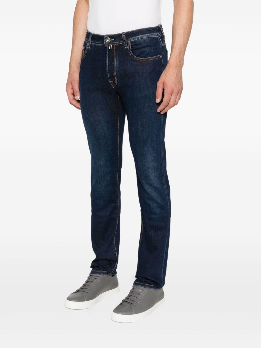 JACOB COHEN Jeans a gamba dritta blu scuro 