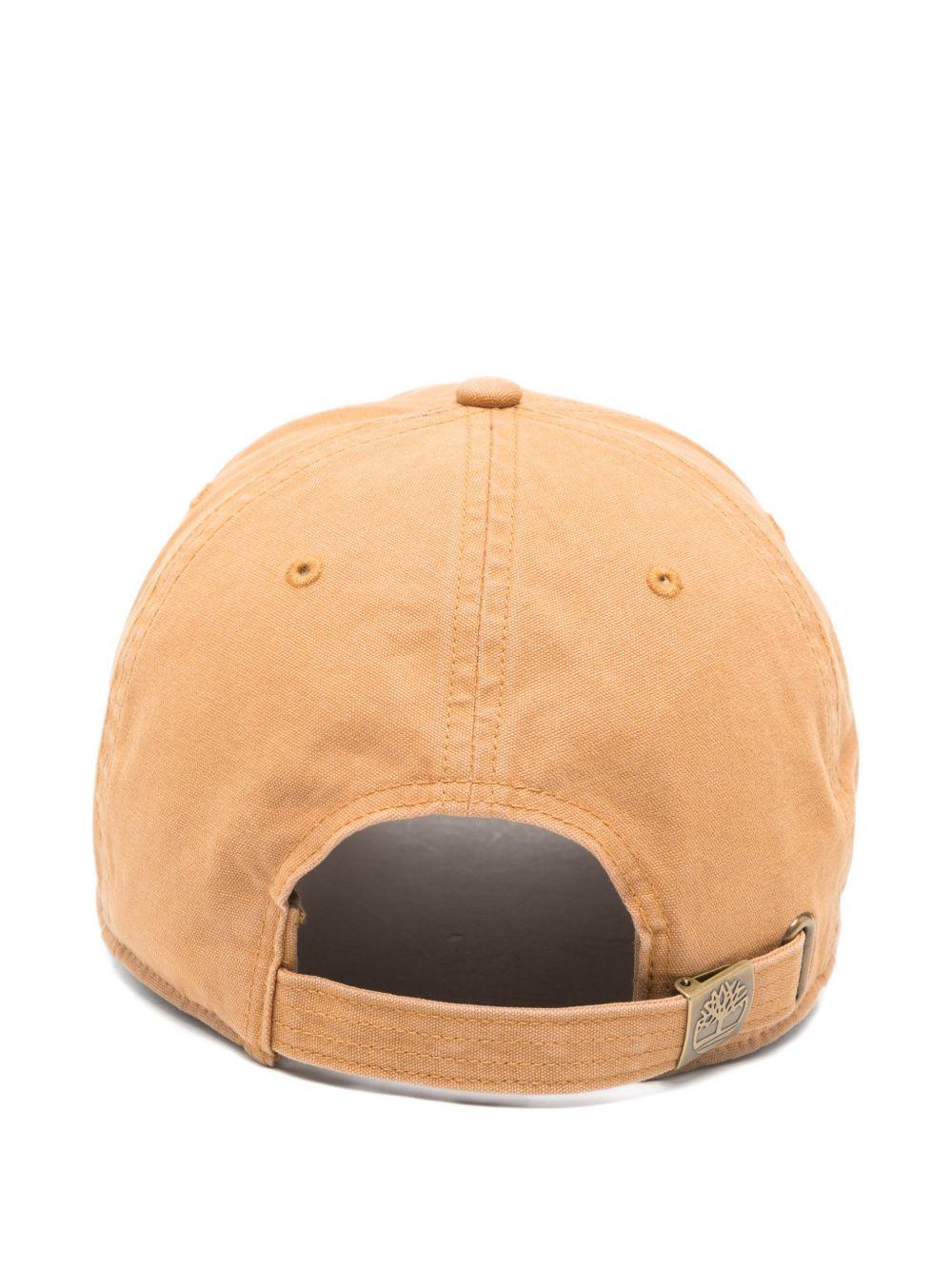 TIMBERLAND Cappello baseball beige in coton con logo 
