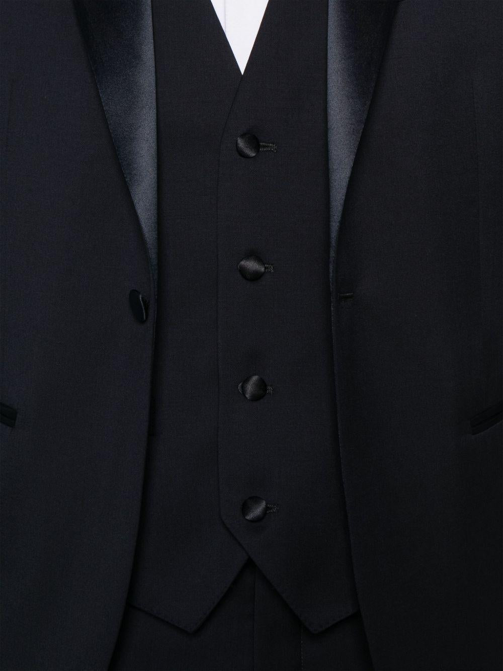 CORNELIANI Completo in lana blu notte 