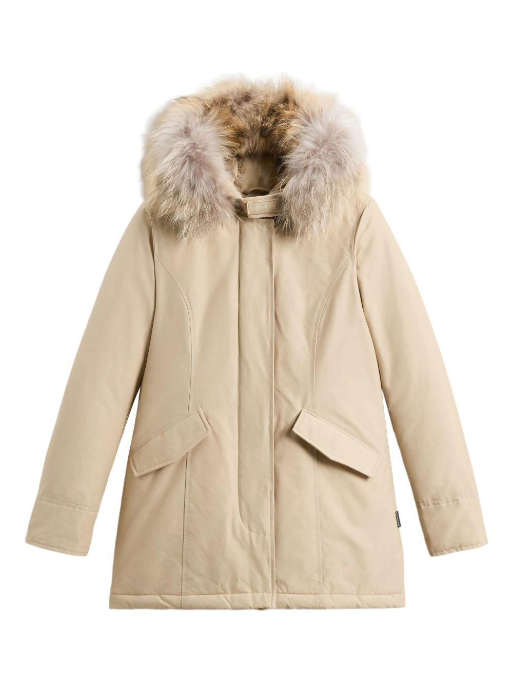 WOOLRICH Parka imbottito con pelliccia 