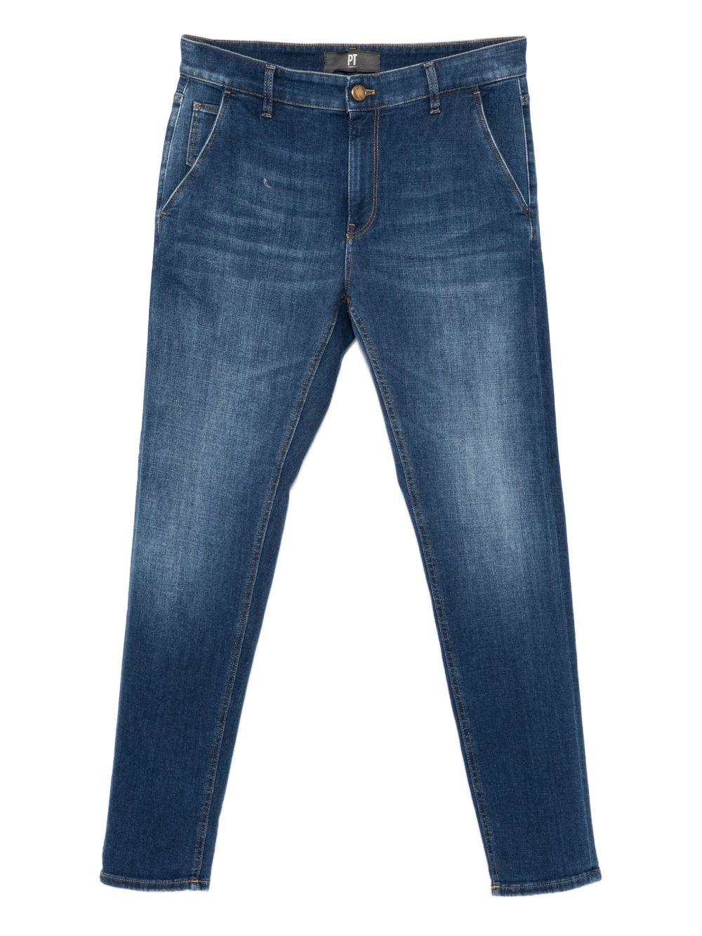 PT TORINO Jeans in cotone blu 