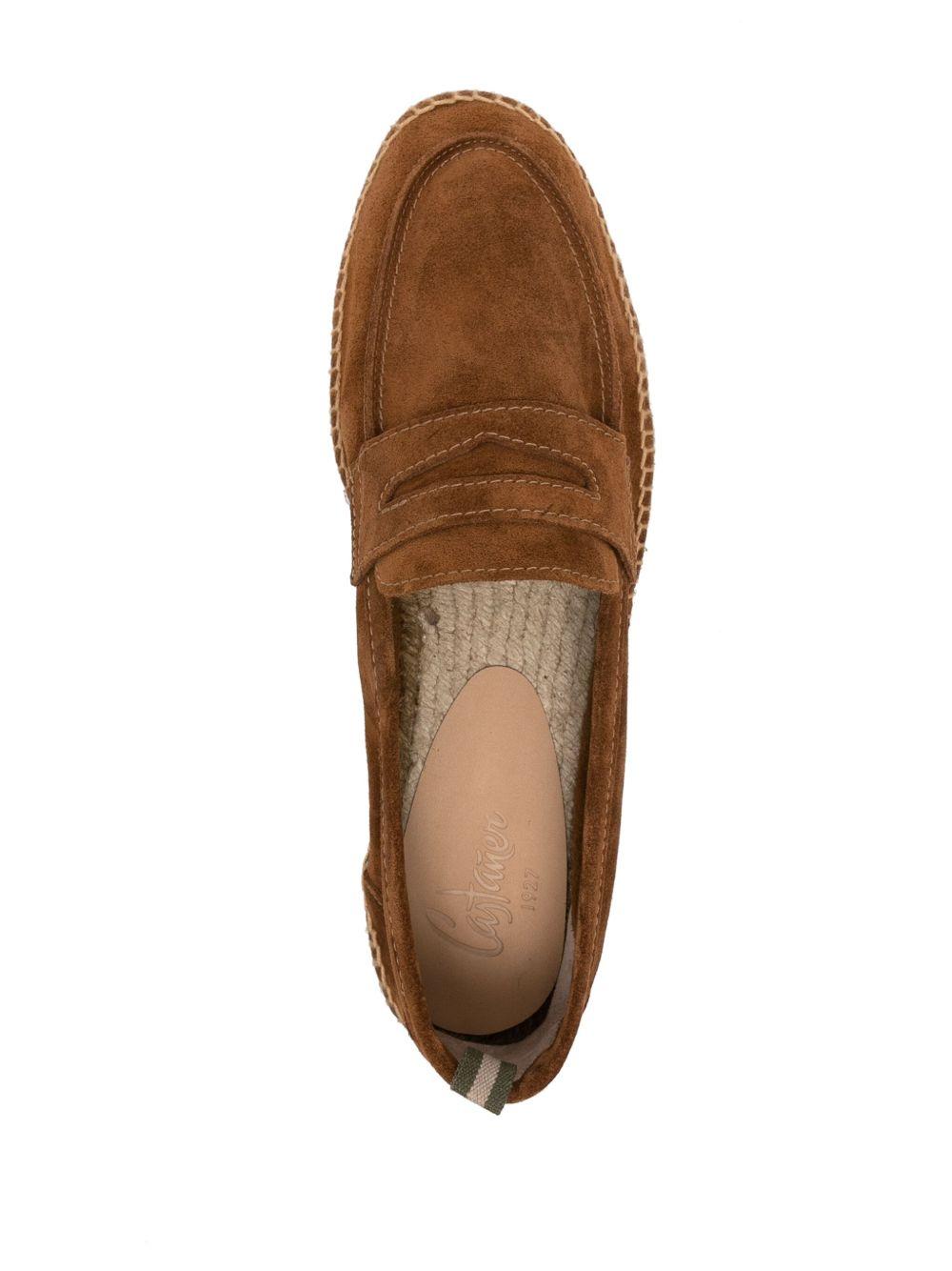 CASTANER Espadrillas 'Nacho' in camoscio marrone 