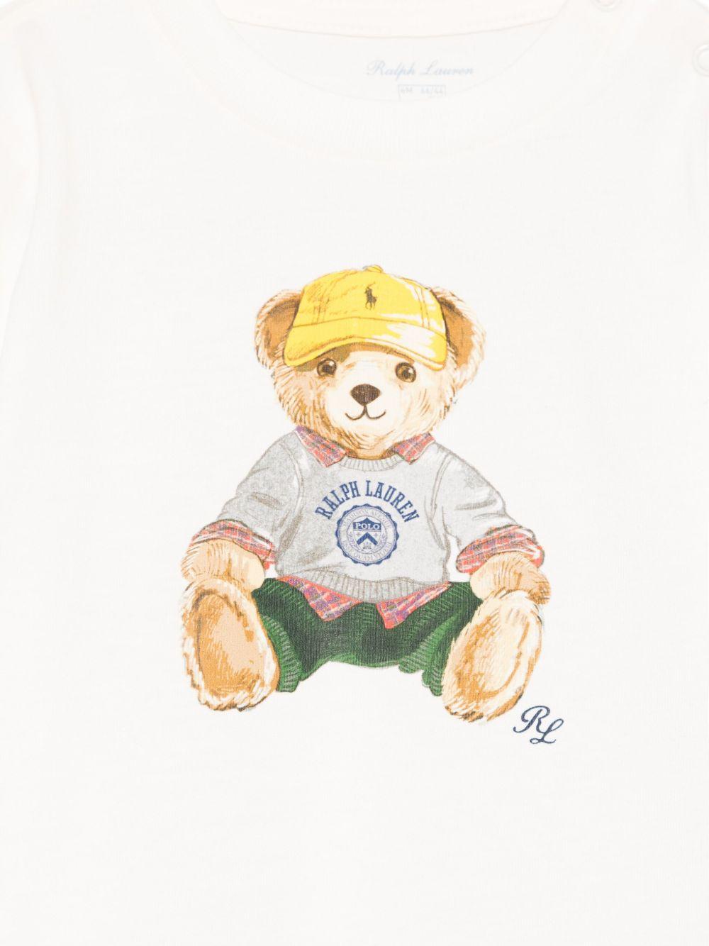 POLO RALPH LAUREN T-shirt a maniche lunghe con stampa 