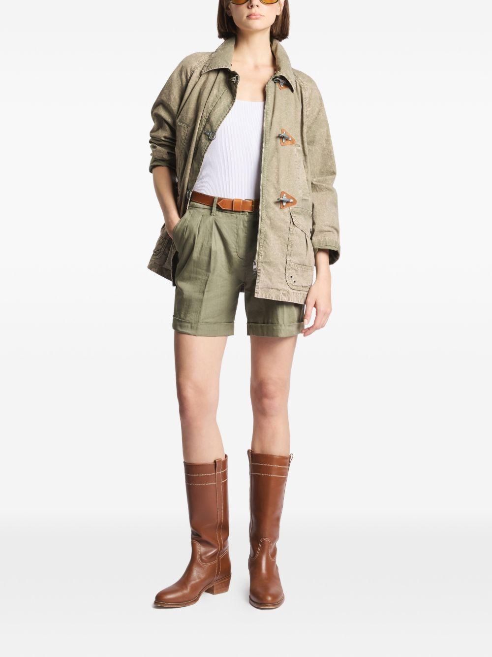 FAY Bermuda regular fit in drill di lino e cotone 