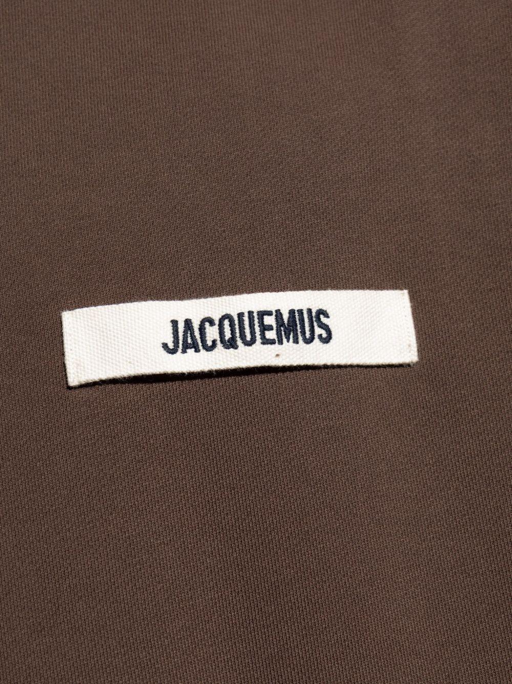 JACQUEMUS Felpa girocollo 'Gros Grain' 