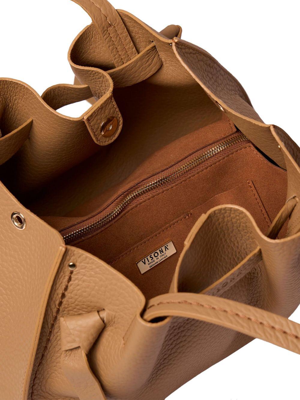 VISONA Borsa shopping Vittoria Tan 