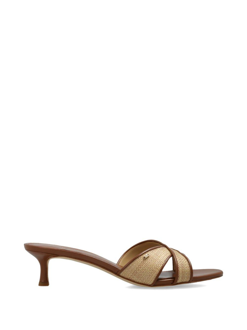 MICHAEL KORS Mules con tacco kittens color cognac 
