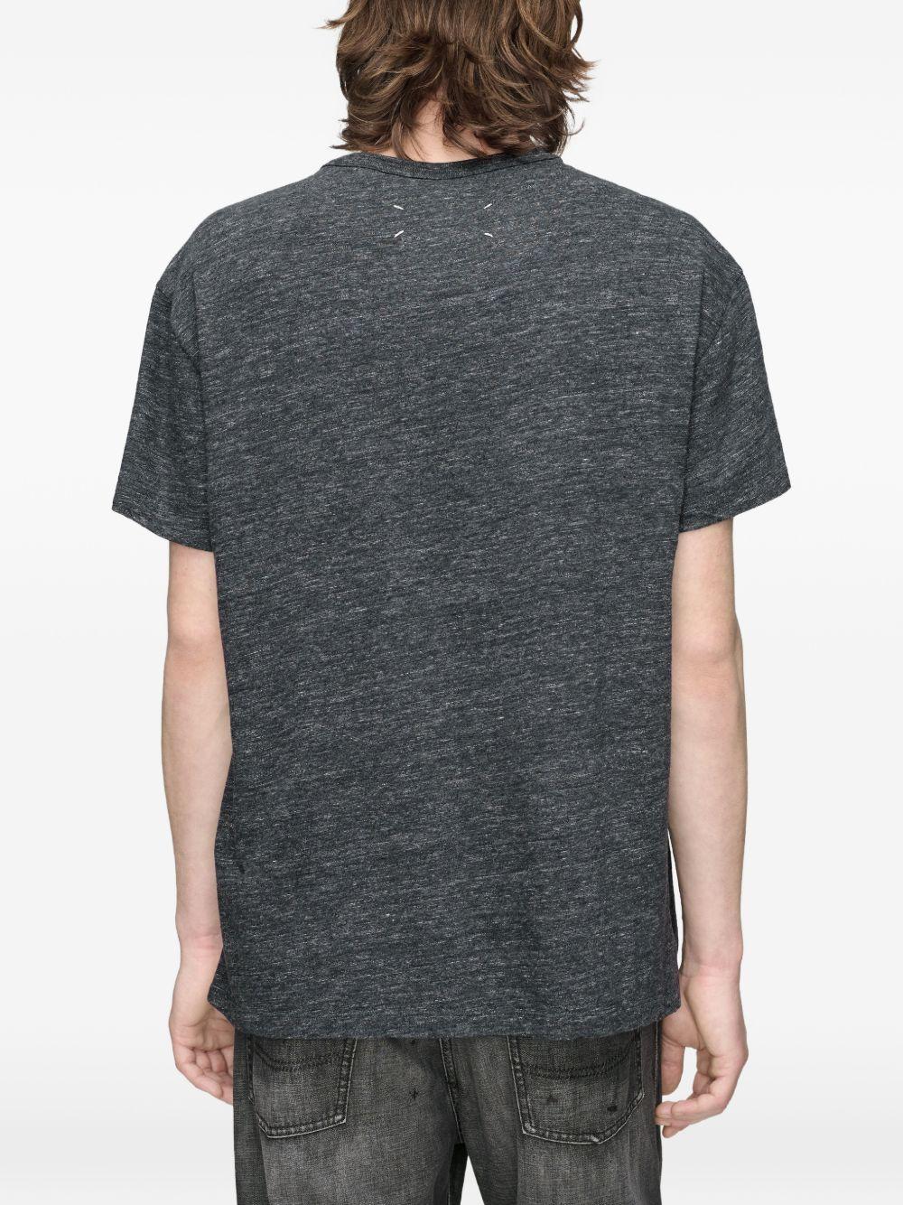 MAISON MARGIELA T-shirt oversize con stampa Bird Artisanal 2025 