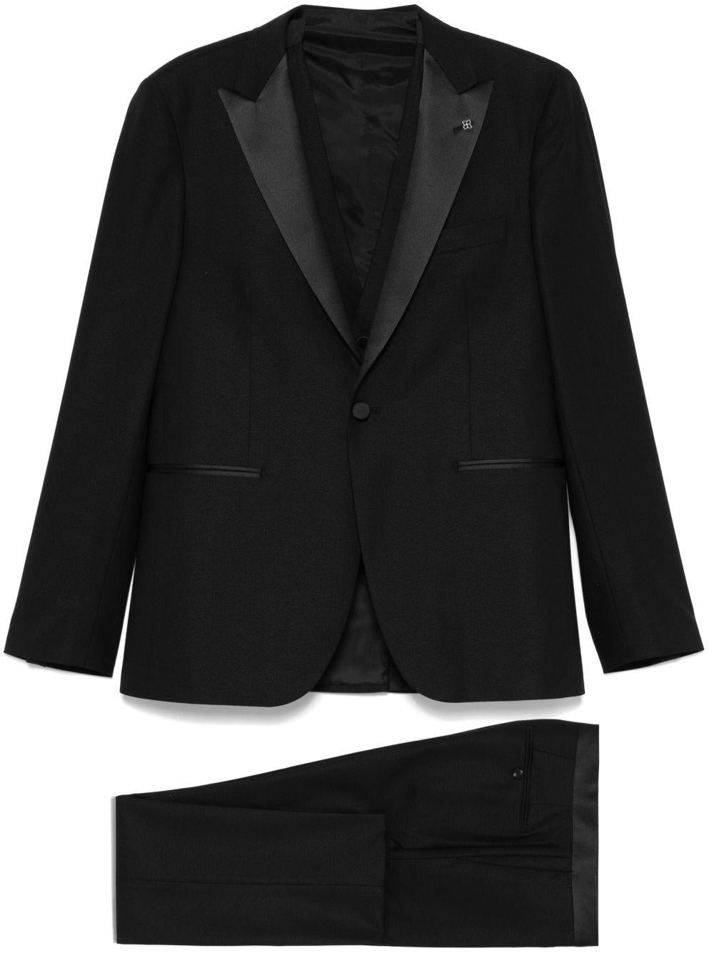 TAGLIATORE Completo blu navy con gilet giacca e pantaloni 