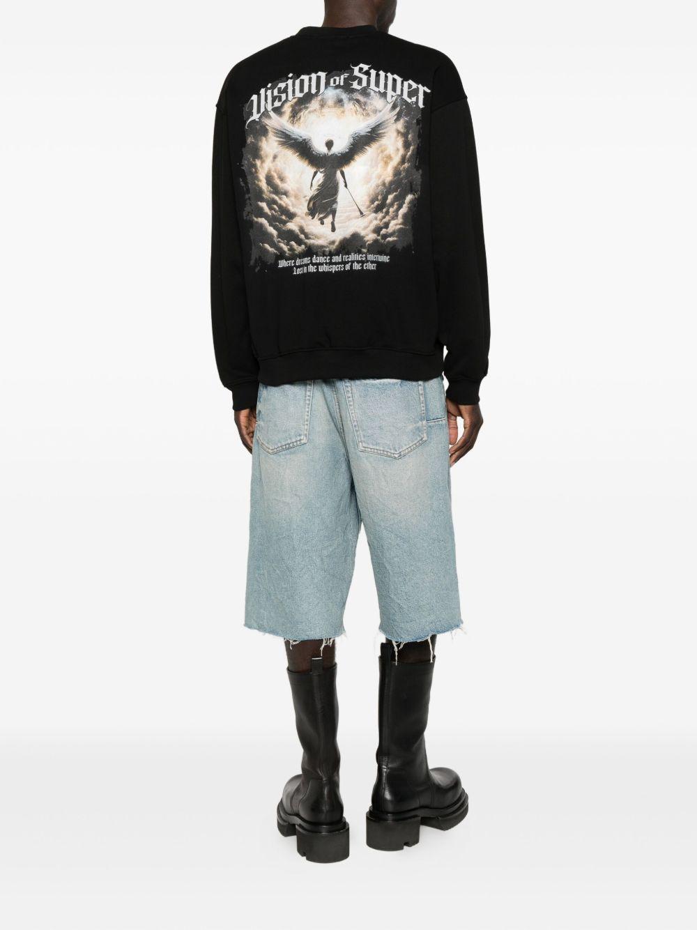 VISION OF SUPER Felpa con stampa 'Angel Print' 