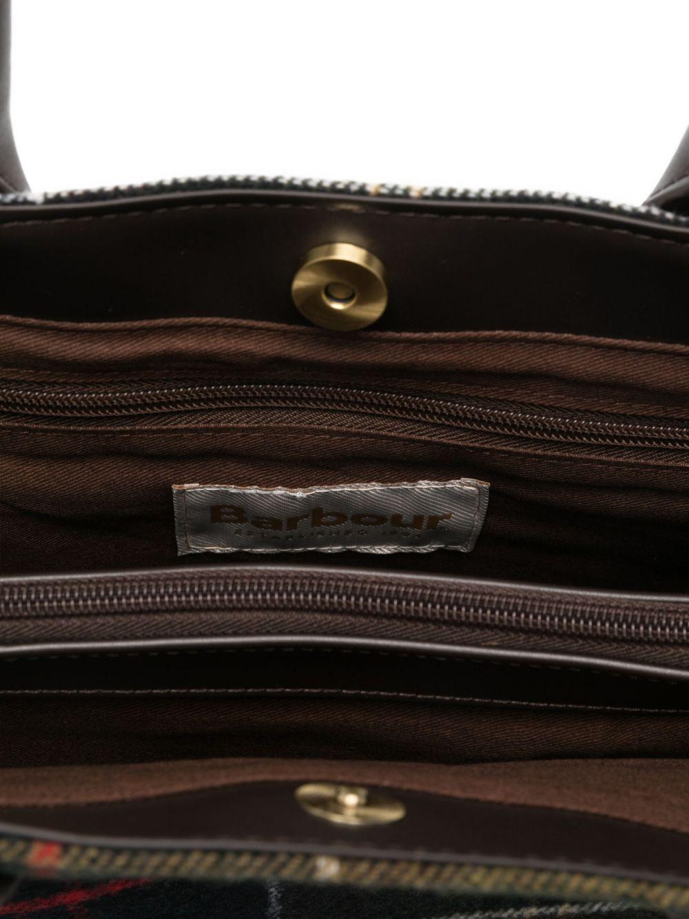 BARBOUR Borsa tote tartan'Barrhill' 