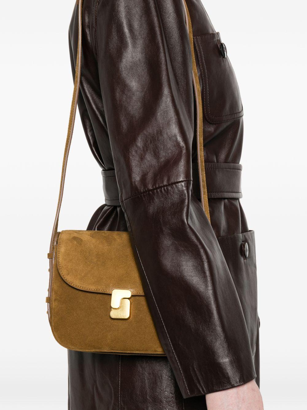 SOEUR Borsa Bellissima Mini a tracolla in pelle scamosciata 