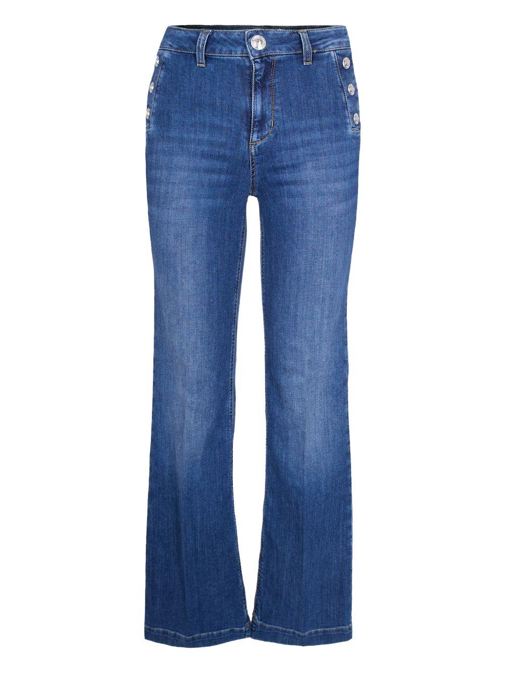 LIUJO Jeans blu con bottoni 