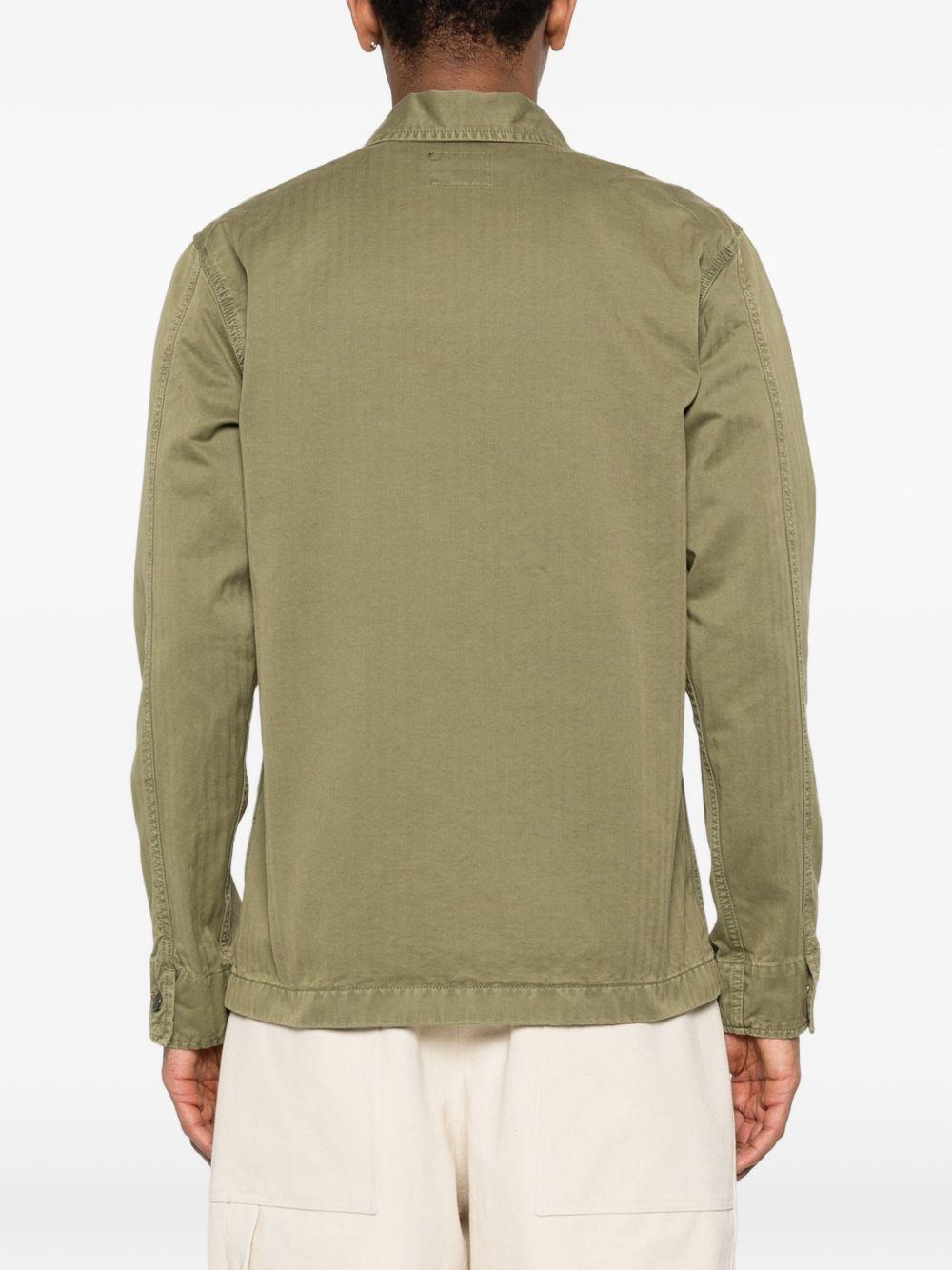 CHESAPEAKES Giacca verde militare con tasche 