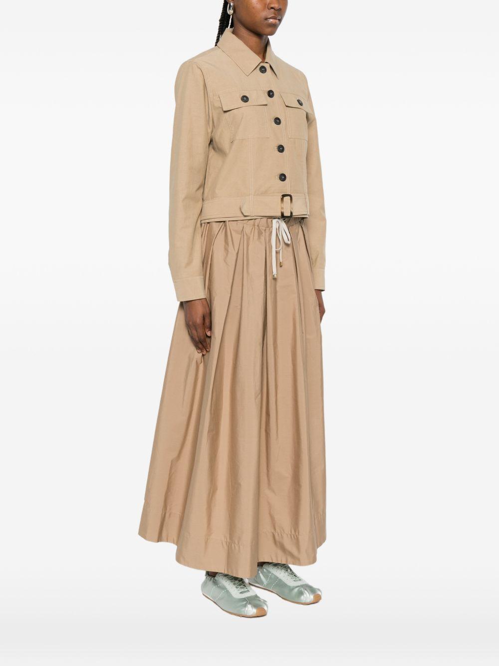 LIUJO Giacca corta in vita beige 