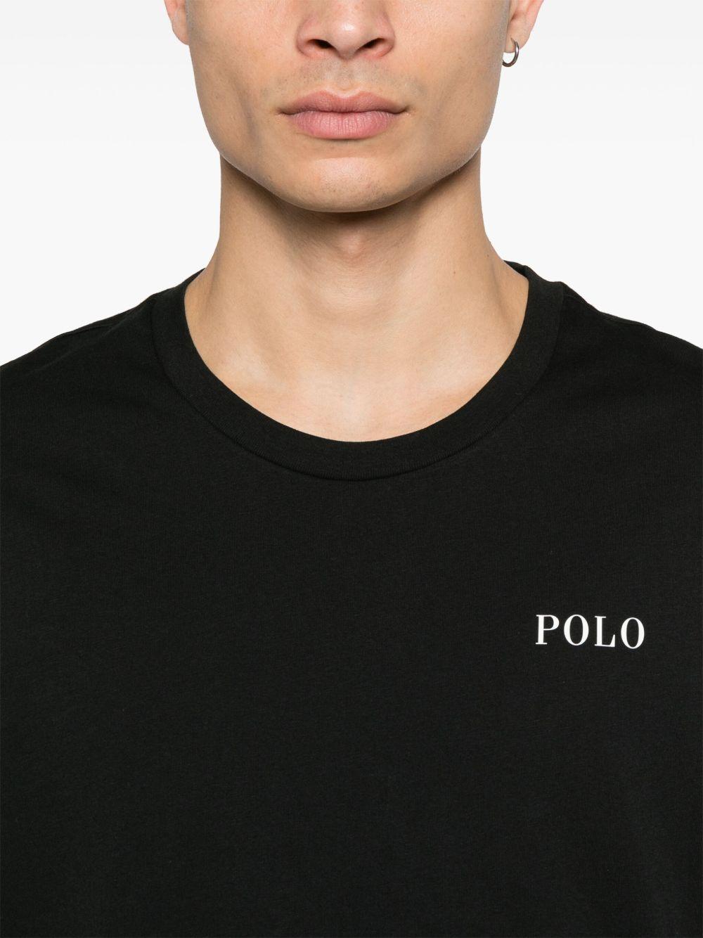 POLO RALPH LAUREN T-shirt intima in cotone nera 