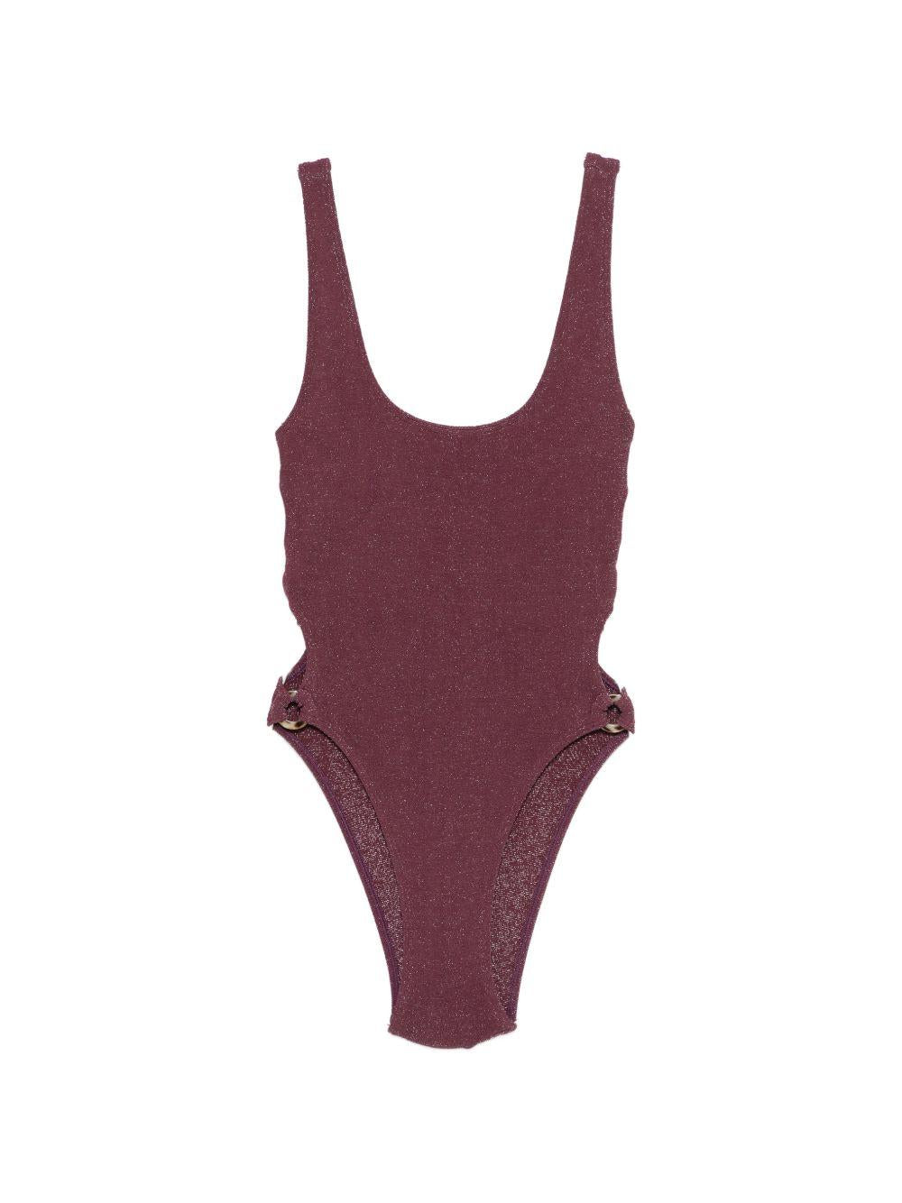 BOND EYE Costume intero Madison in lurex con dettagli dorati 