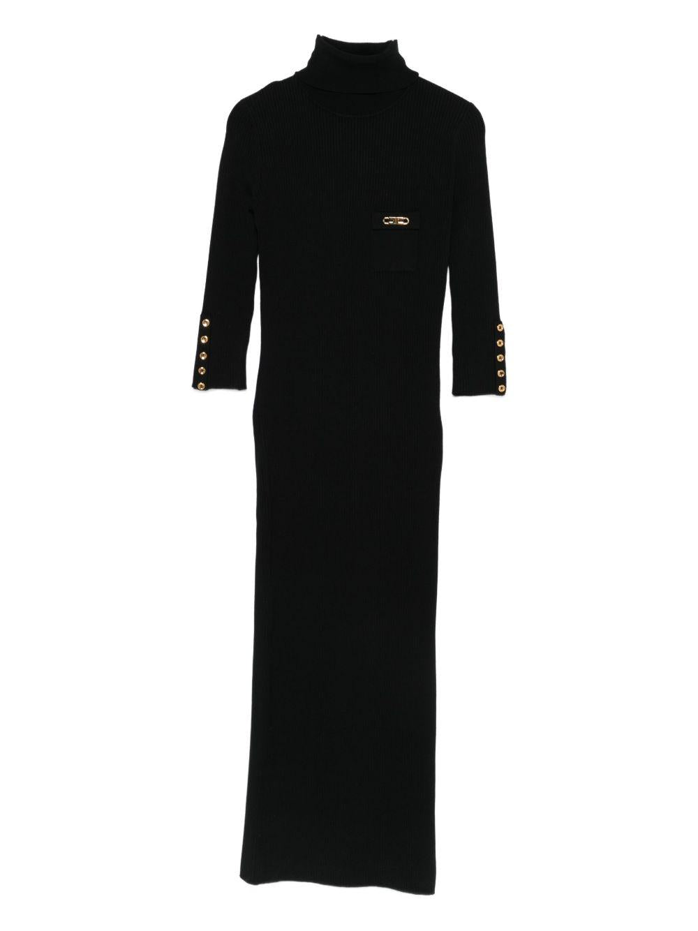 ELISABETTA FRANCHI Abito midi a coste 