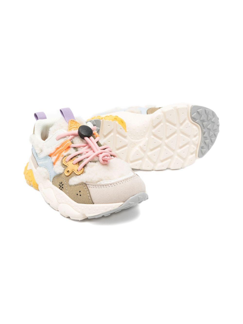 FLOWER MOUNTAIN Sneakers con finiture in pelliccia sintetica 