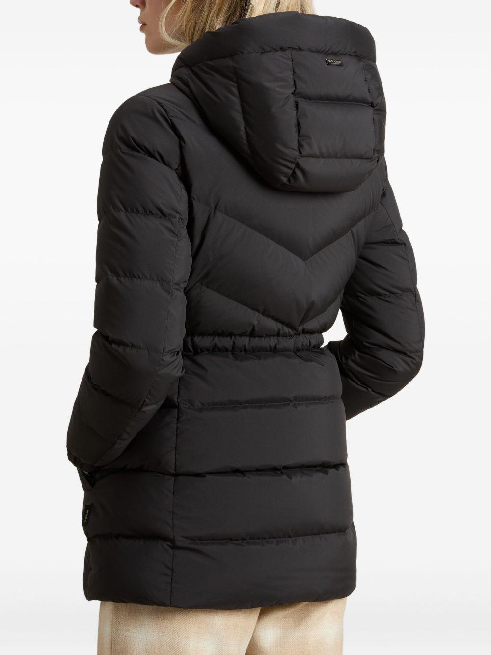 WOOLRICH Piumino lungo nero 