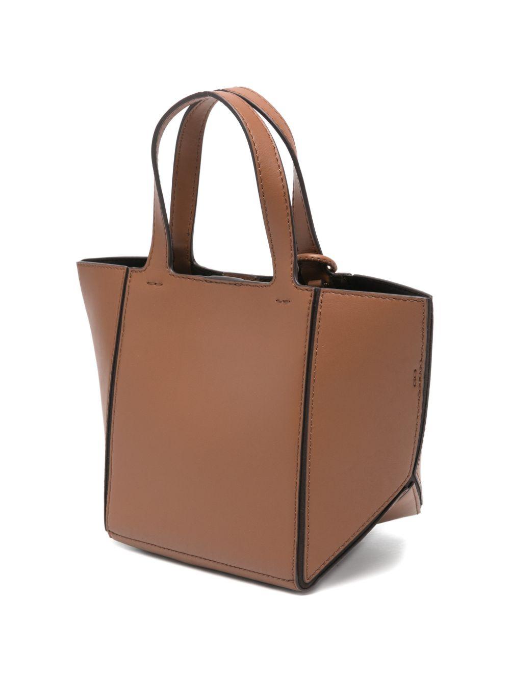 MICHAEL KORS Borsa tote in pelle marrone 