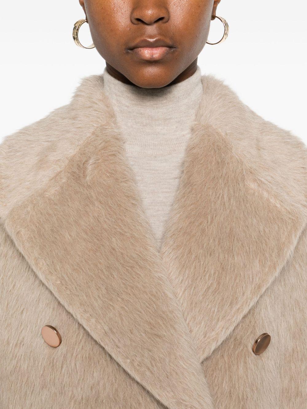 TAGLIATORE Cappotto marrone chiaro doppiopetto 