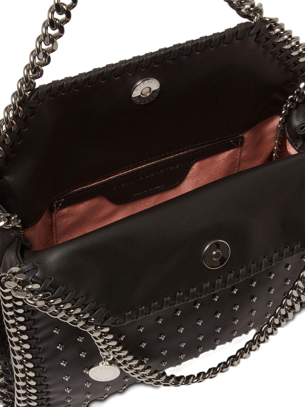 STELLA MCCARTNEY Borsa tote nera 'Falabella Star con borchie' 