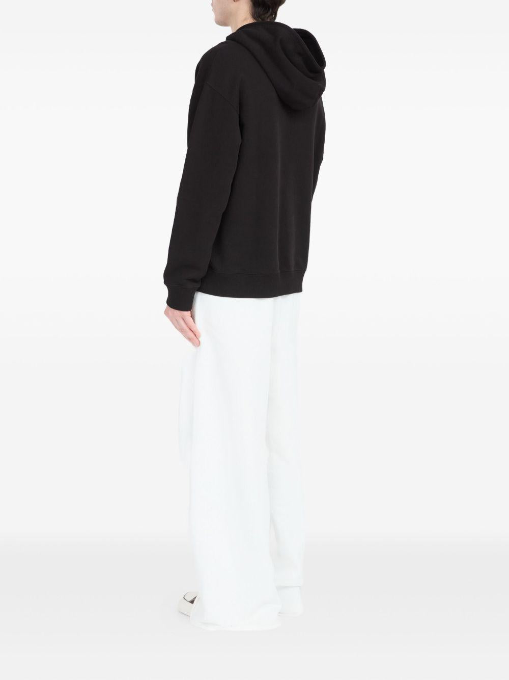 MM6 MAISON MARGIELA Felpa con cappuccio e logo 